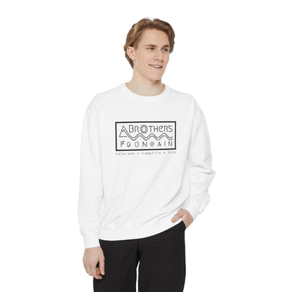 ABF Unisex Garment-Dyed Sweatshirt (A Brother's Fountain / Nighttime Triangle)