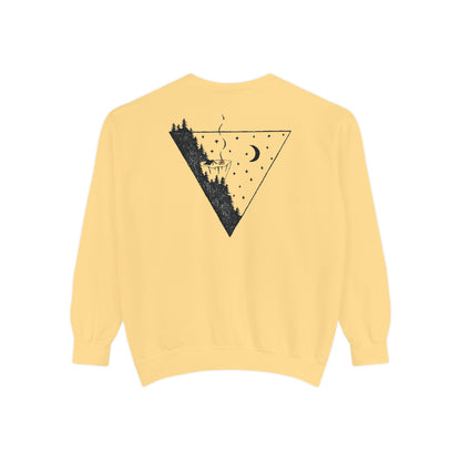 ABF Unisex Garment-Dyed Sweatshirt (A Brother's Fountain / Nighttime Triangle)