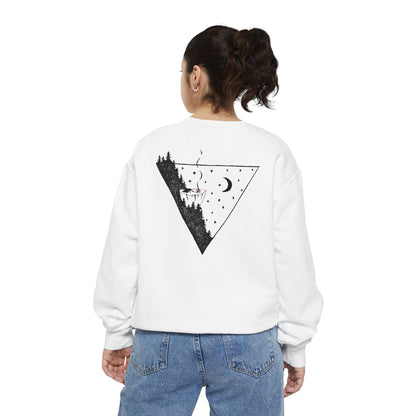 ABF Unisex Garment-Dyed Sweatshirt (A Brother's Fountain / Nighttime Triangle)