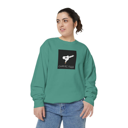 ABF Unisex Garment-Dyed Sweatshirt (Campfire Folk / A Brother's Fountain)