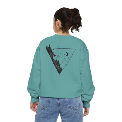 ABF Unisex Garment-Dyed Sweatshirt (A Brother's Fountain / Nighttime Triangle)