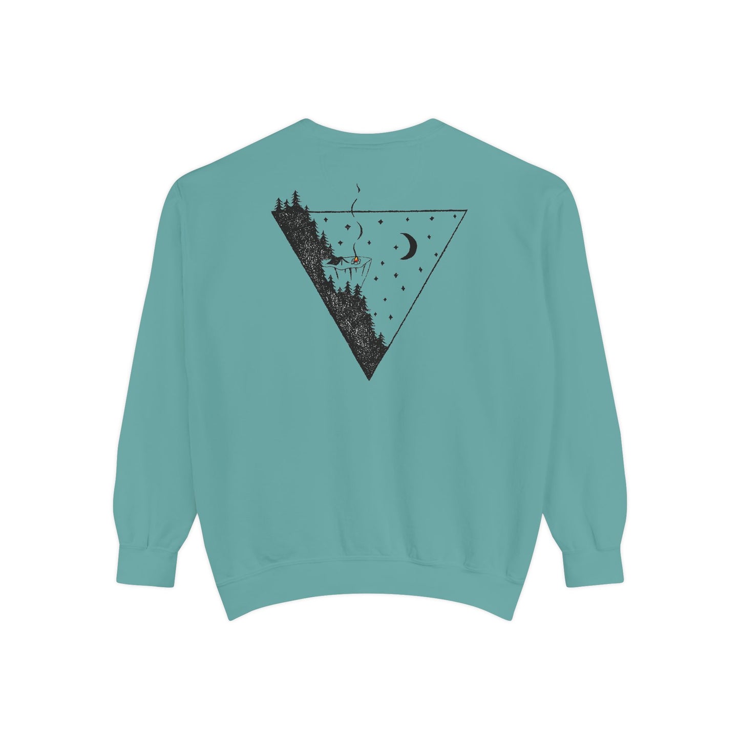 ABF Unisex Garment-Dyed Sweatshirt (A Brother's Fountain / Nighttime Triangle)