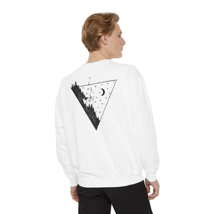 ABF Unisex Garment-Dyed Sweatshirt (A Brother's Fountain / Nighttime Triangle)