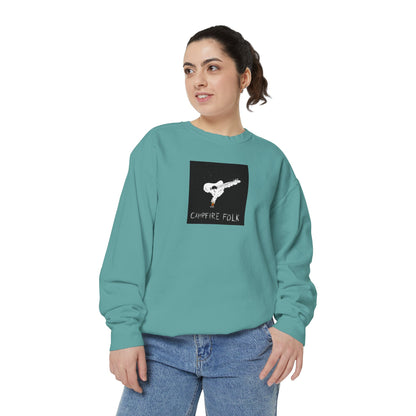 ABF Unisex Garment-Dyed Sweatshirt (Campfire Folk / A Brother's Fountain)