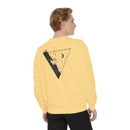 ABF Unisex Garment-Dyed Sweatshirt (A Brother's Fountain / Nighttime Triangle)