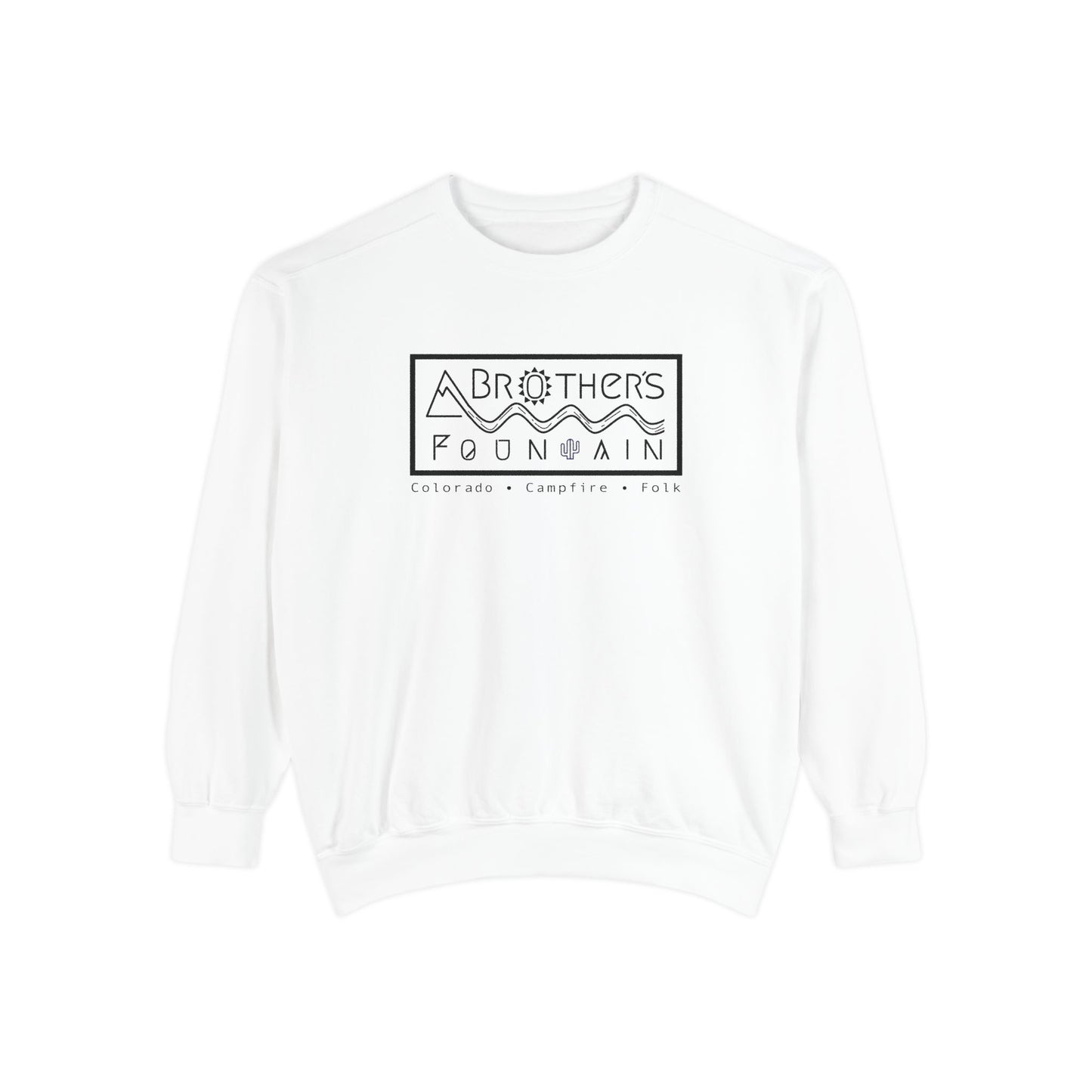 ABF Unisex Garment-Dyed Sweatshirt (A Brother's Fountain / Nighttime Triangle)