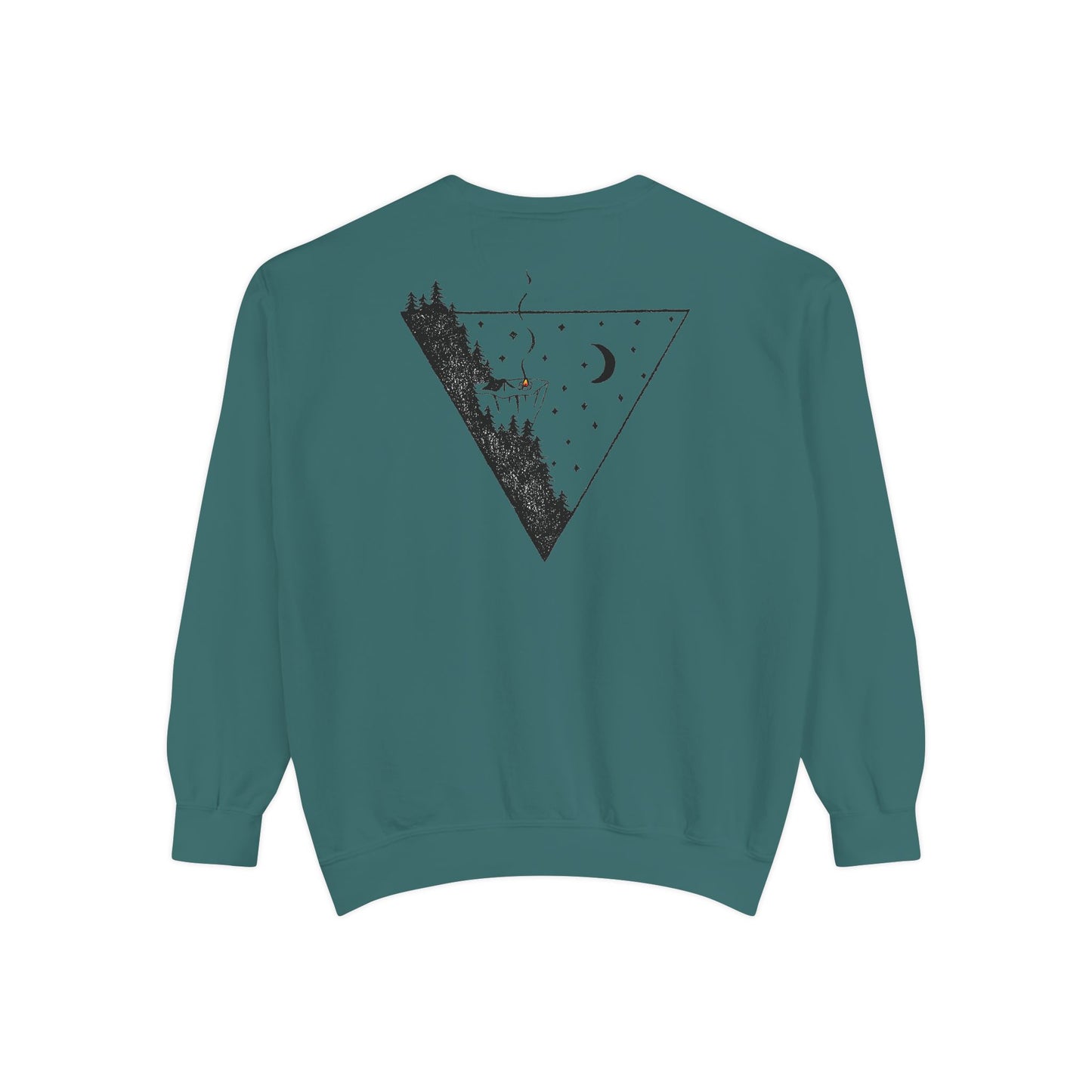 ABF Unisex Garment-Dyed Sweatshirt (A Brother's Fountain / Nighttime Triangle)