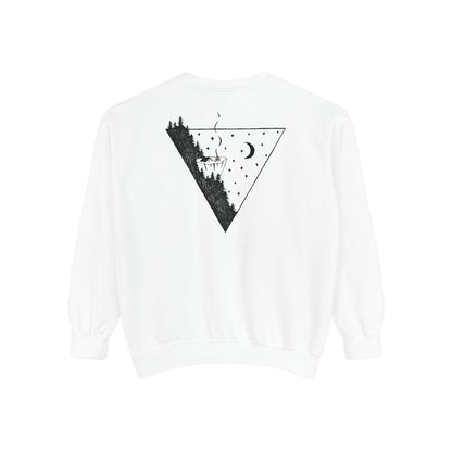 ABF Unisex Garment-Dyed Sweatshirt (A Brother's Fountain / Nighttime Triangle)