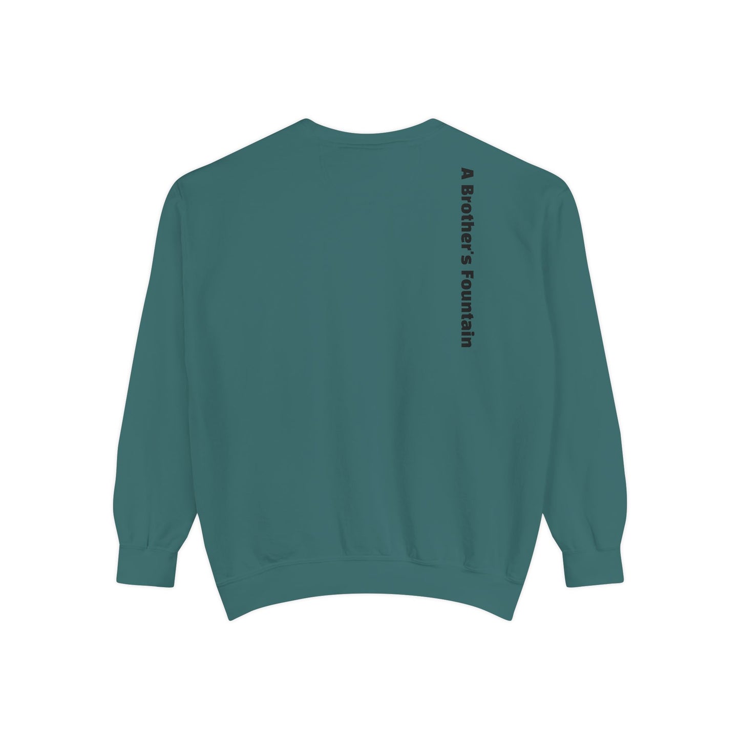 ABF Unisex Garment-Dyed Sweatshirt (Campfire Folk / A Brother's Fountain)