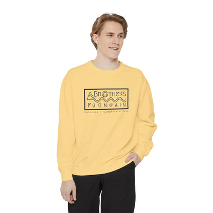 ABF Unisex Garment-Dyed Sweatshirt (A Brother's Fountain / Nighttime Triangle)