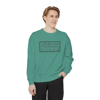 ABF Unisex Garment-Dyed Sweatshirt (A Brother's Fountain / Nighttime Triangle)