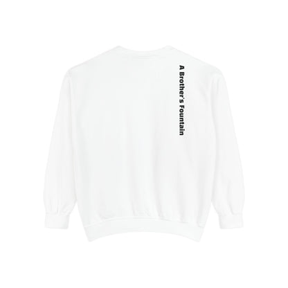 ABF Unisex Garment-Dyed Sweatshirt (Campfire Folk / A Brother's Fountain)